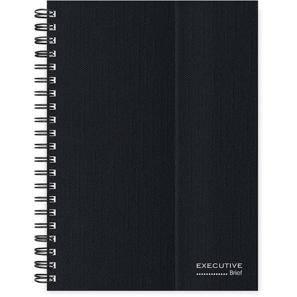 Caderno Executivo Universitário com Imã 80 Folhas Brief Executive Preto Spiral - PT 1 UN