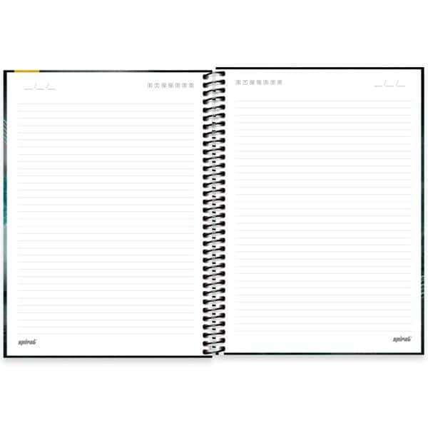 Caderno Universitário Capa Dura 1X1 80 Folhas Imagem e Mensagem Spiral - PT 1 UN